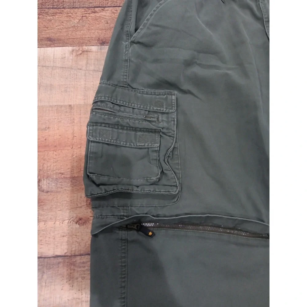 Boy Scout Of America Pants Mens Relaxed 42 Green Zip Off Outdoors Hiking 2540